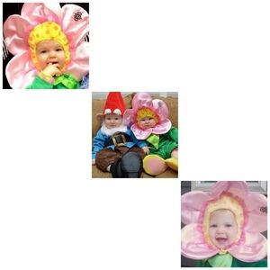 Pink Flower Kids Hat Baby Blossom Photo Shoot Spring Summer Halloween Party